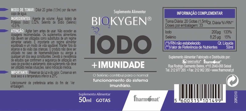 Biokygen Iodo + Imunidade