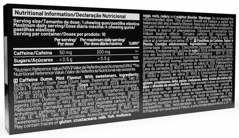 Caffeine Gums Profissional