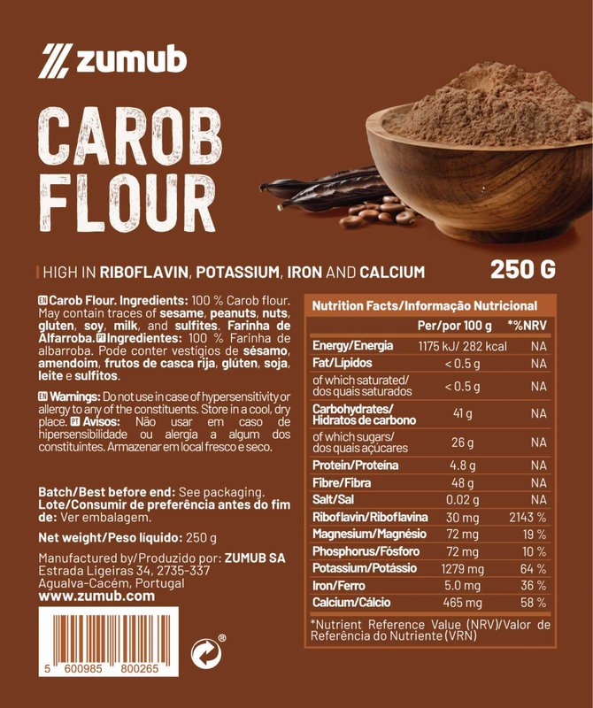 Farinha de alfarroba