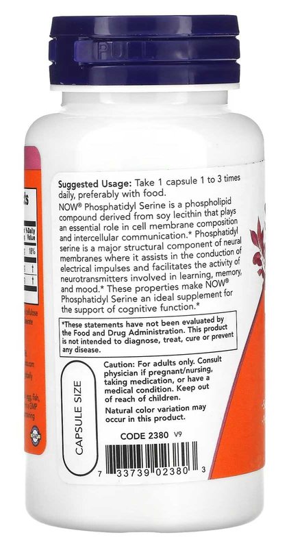 Fosfatidilserina 100 mg