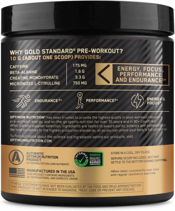 Gold Standard Pre Workout