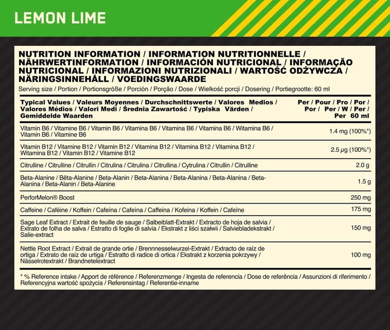 Gold Standard Pre-Workout Shot