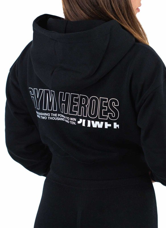 Gym Heroes Zip Crop Hoodie