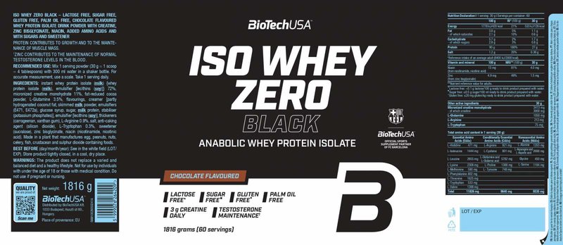 Iso Whey Zero Black