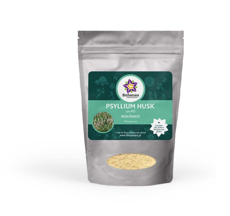 Psyllium Husk Biológico em pó
