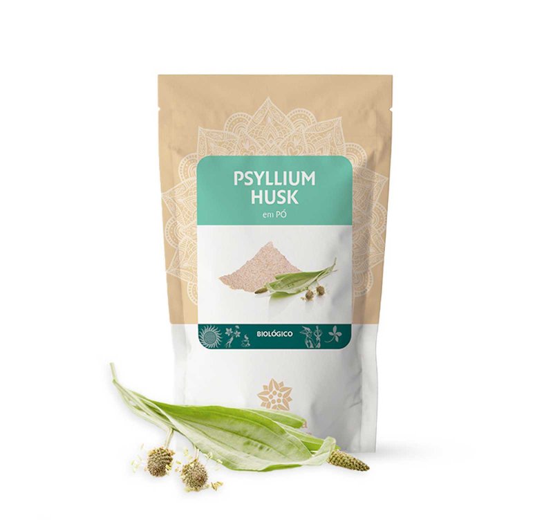 Psyllium Husk Biológico em pó