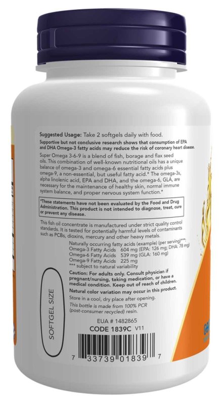 Super Omega-3-6-9 1200 mg